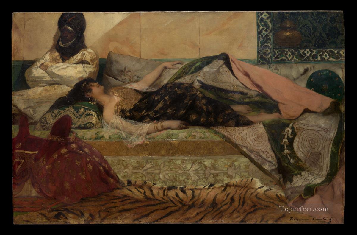 Odalisque Jean Joseph Benjamin Constant Orientalist Oil Paintings